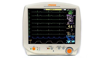 Монитор реанимационный и анестезиологический для контроля ряда физиологических параметров 1682 - фото 4594